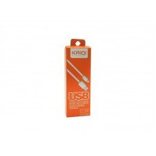 CABO DE DADOS USB 1M IPHONE 5/6/78/X KAIDI 